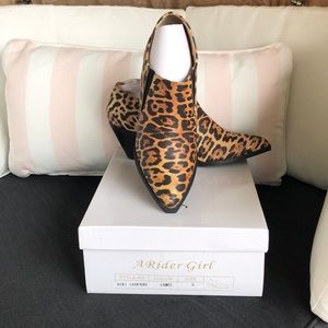 Leopard Booties